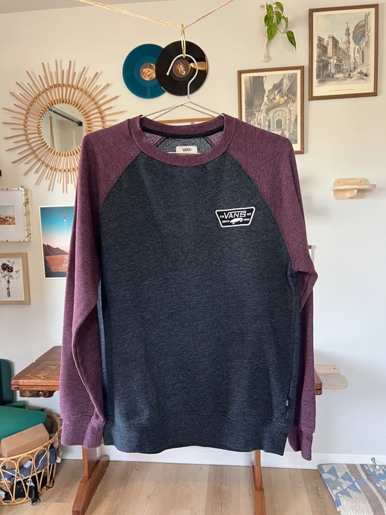 Vans Other - Men's Van's Off The Wall Crewneck Pullover Sweatshirt - Size M